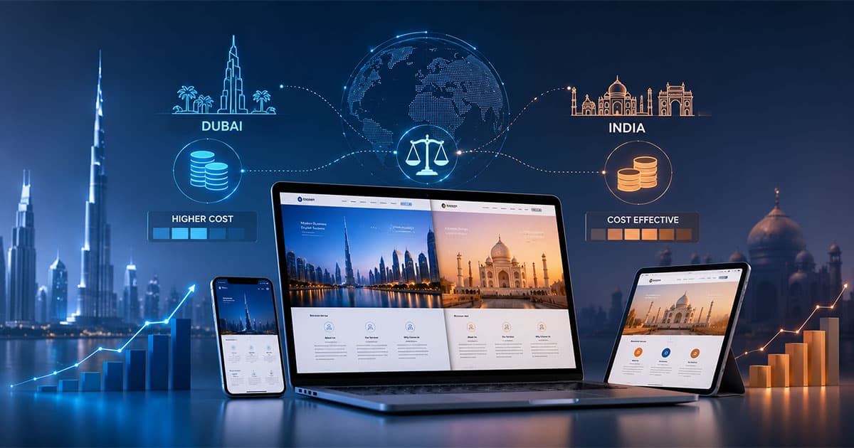 Web Design Cost in Dubai vs India: What You Need to Know in 2025